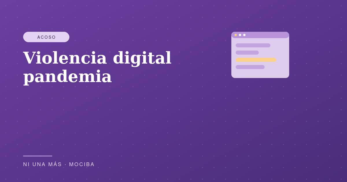Violencia digital pandemia