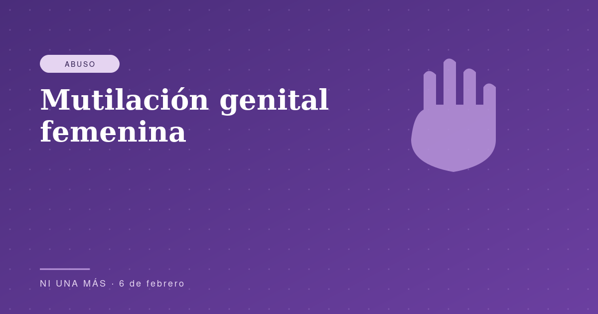 Día contra la mutilación genital femenina