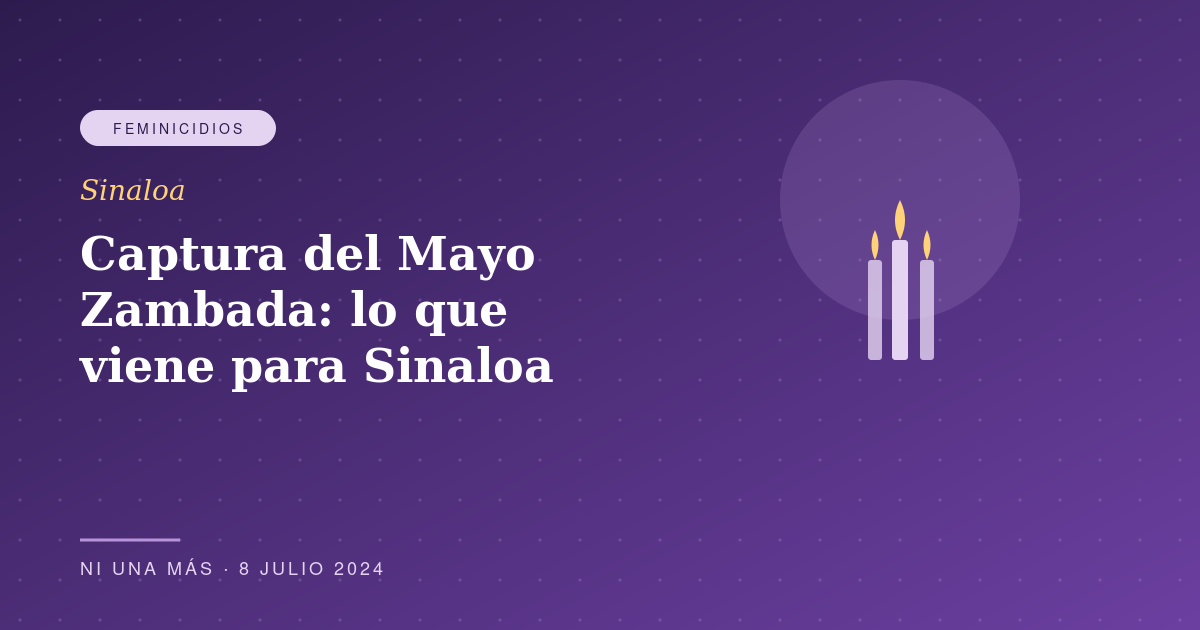 Sinaloa, las mujeres y el costo del narco