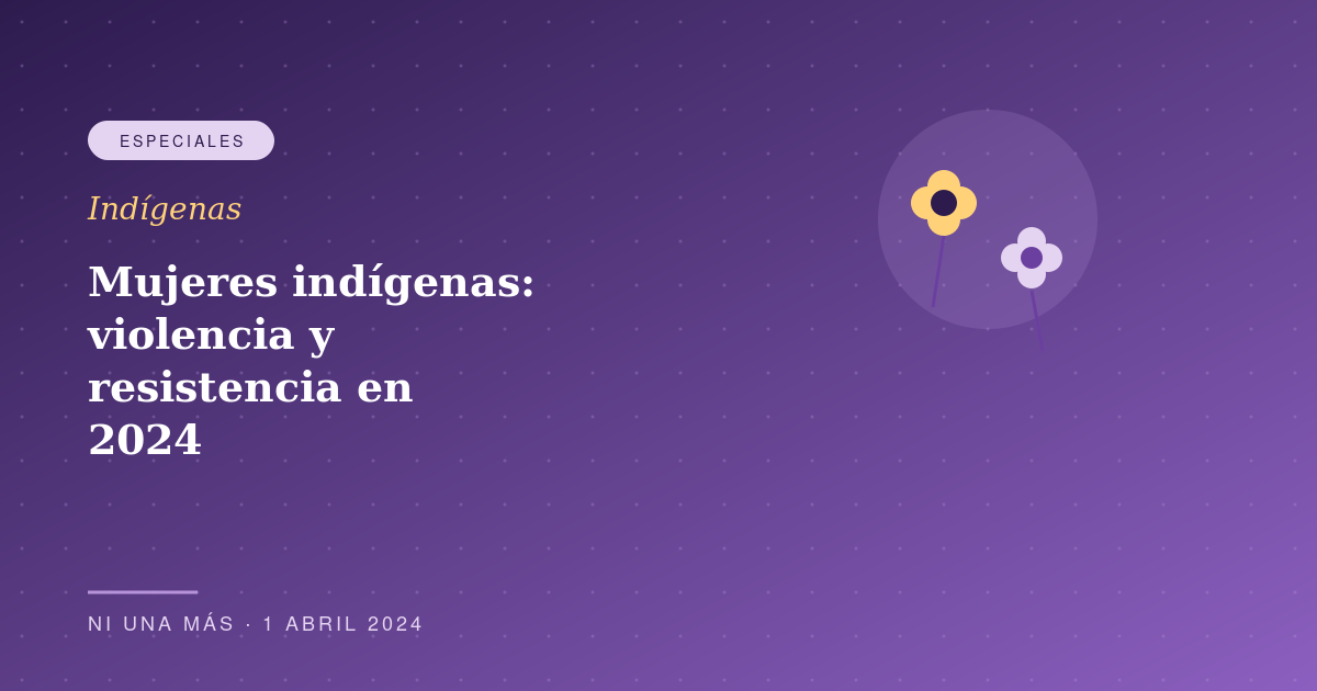 Mujeres indígenas: violencia y resistencia en 2024