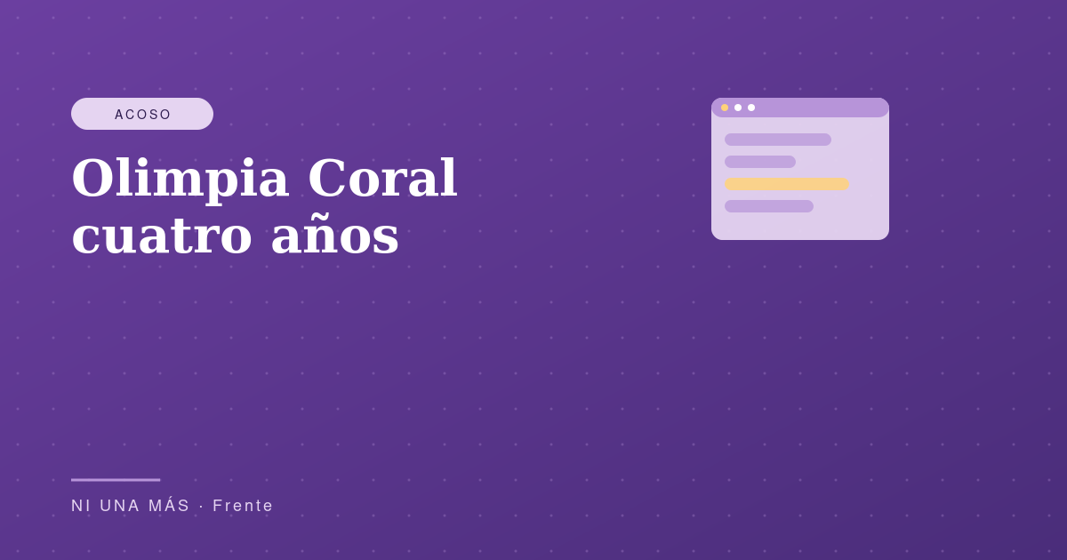 Olimpia Coral cuatro años