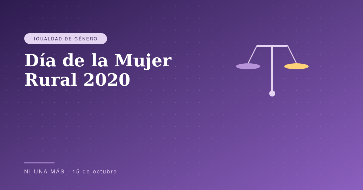 Día de la Mujer Rural 2020