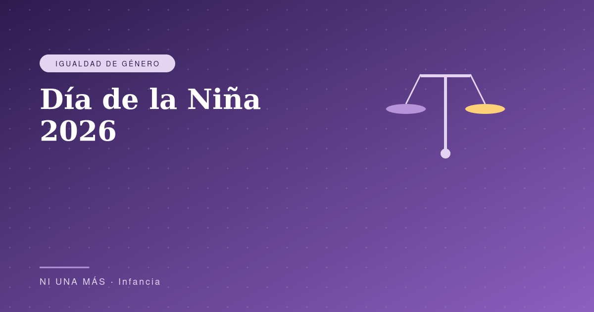 Día de la Niña: violencia infantil 2026