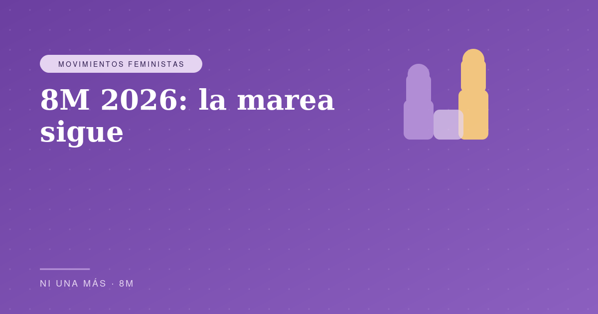 8M 2026: la marea sigue