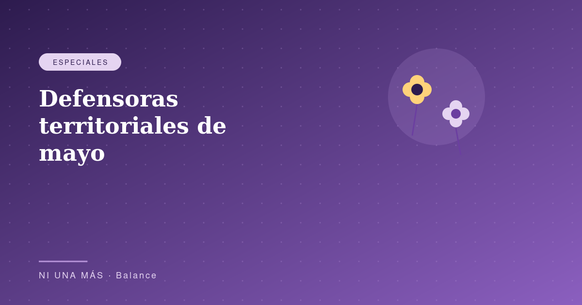 Defensoras territoriales de mayo