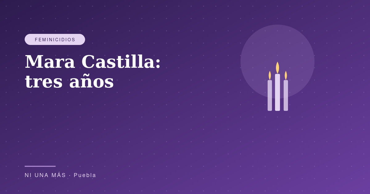 Mara Castilla: tres años después