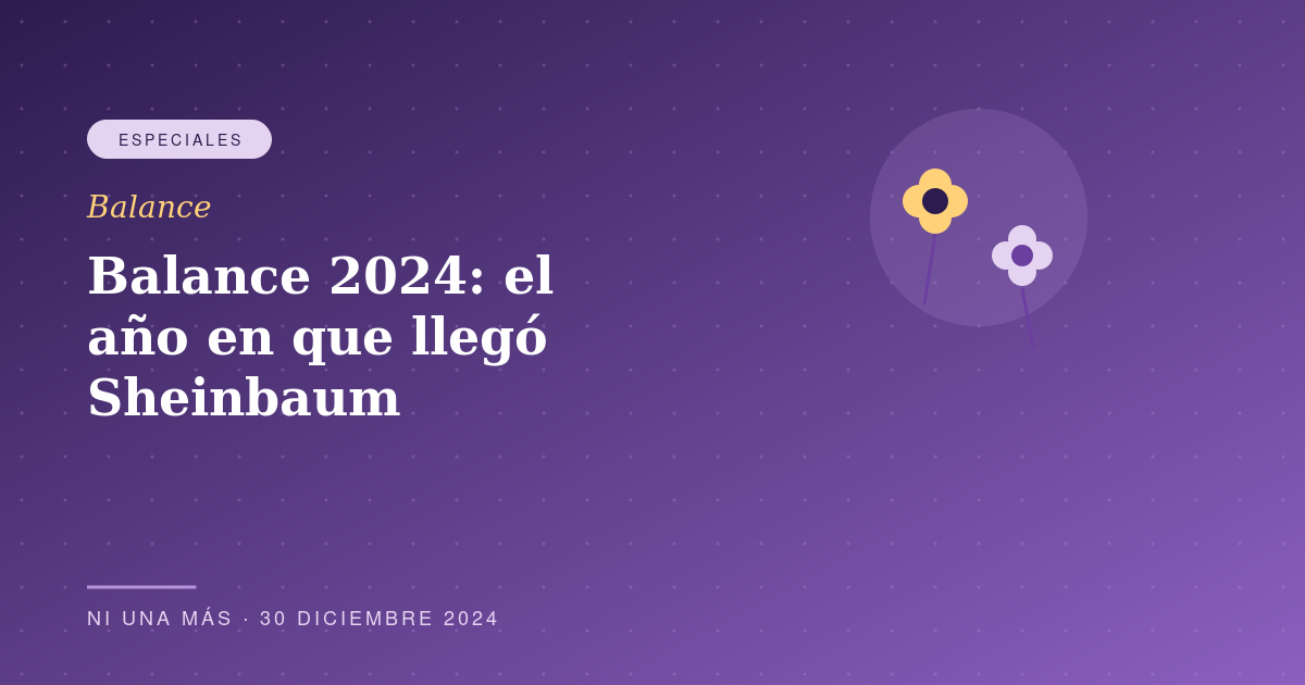 Balance 2024: el año de la presidenta y los pendientes