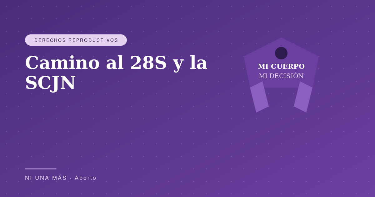 Camino al 28S y la SCJN