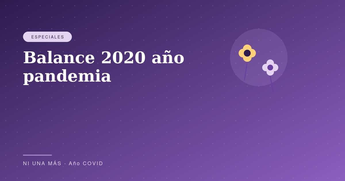 Balance 2020: año pandemia