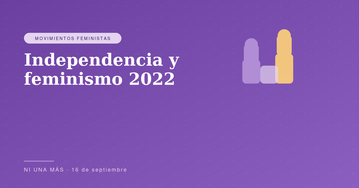 Independencia y feminismo 2022