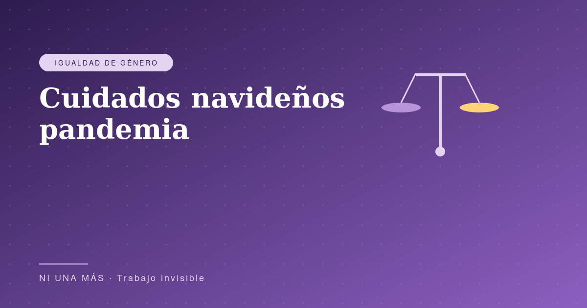 Cuidados navideños primer año pandemia