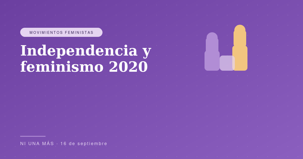 Independencia y feminismo 2020