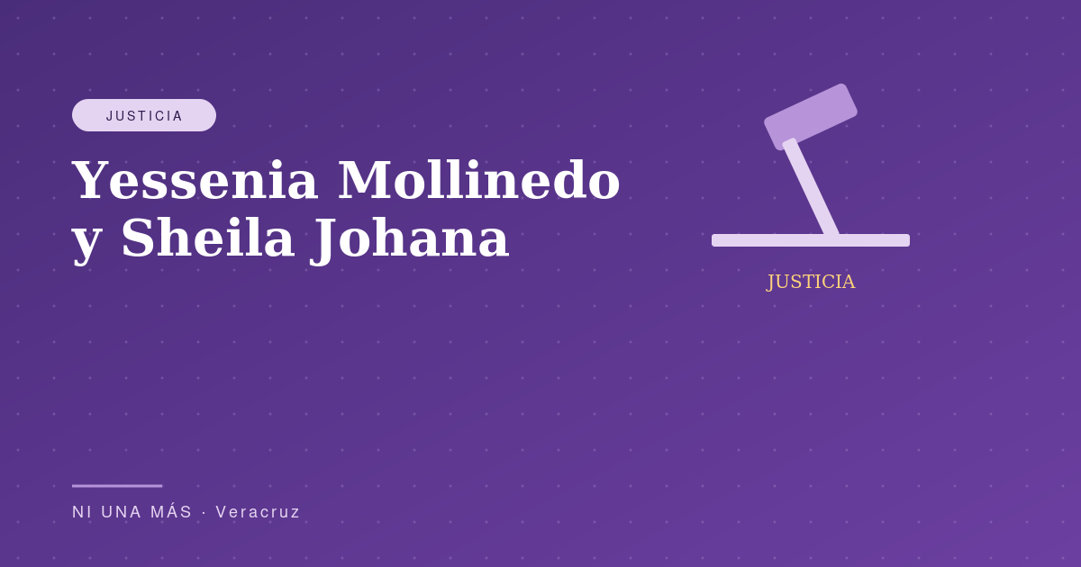 Yessenia Mollinedo y Sheila Johana García