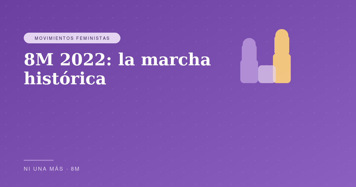 8M 2022: la marcha histórica